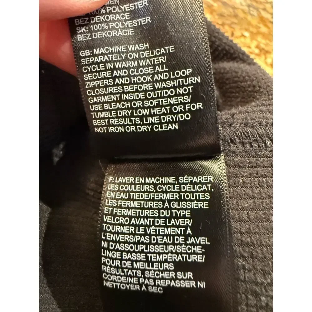 The North Face Windwall Men’s XXL Black Zip-Up Vest